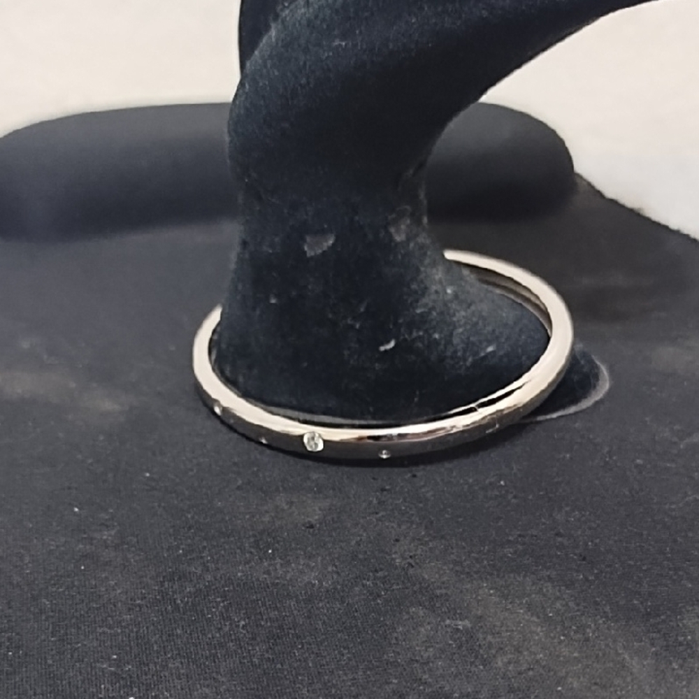 Elegant Silver Bangle Bracelet